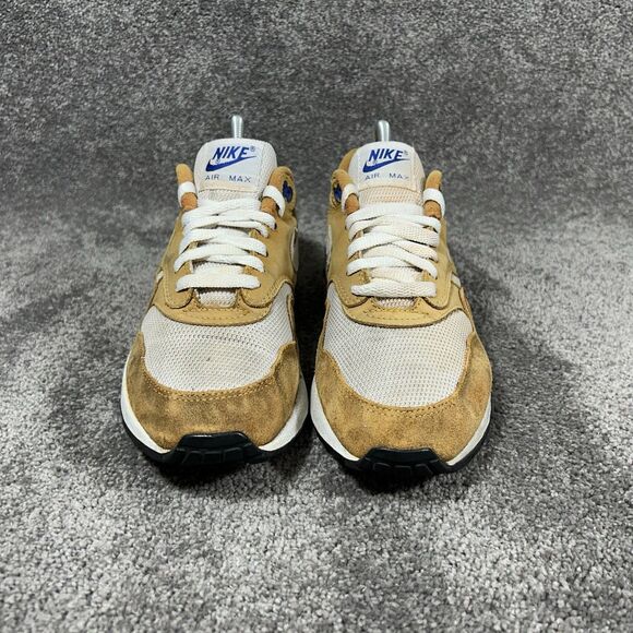 Nike Air Max 1 Curry Vtg 2003 306295-711 Mens Size 8.5 White Tan Athletic Shoes main image 5